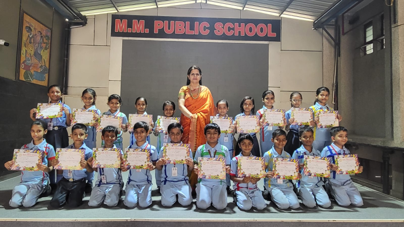 Recognition of Young Achievers (L.K.G. to II)