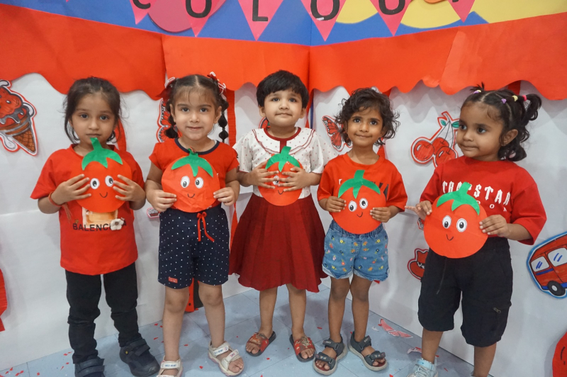 Joyful Red Colour Day Celebration