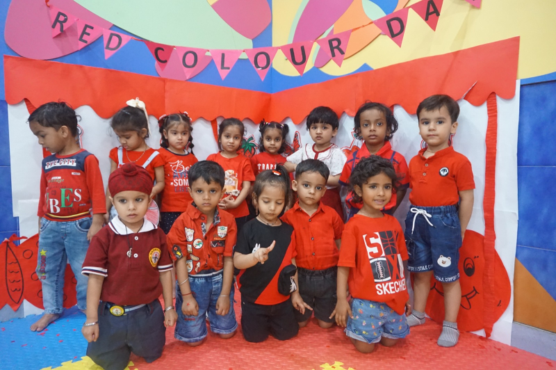Joyful Red Colour Day Celebration
