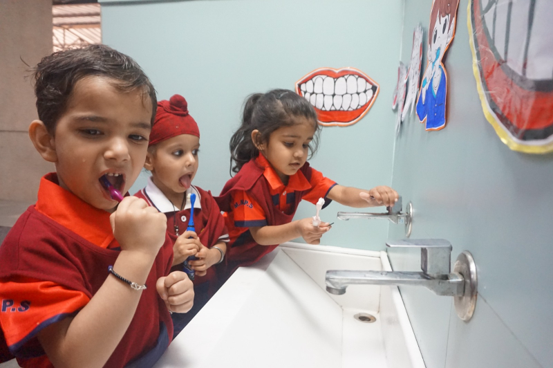 Little Learners, Big Smiles:Brushing Up the Teeth Activity for Balvatika 1