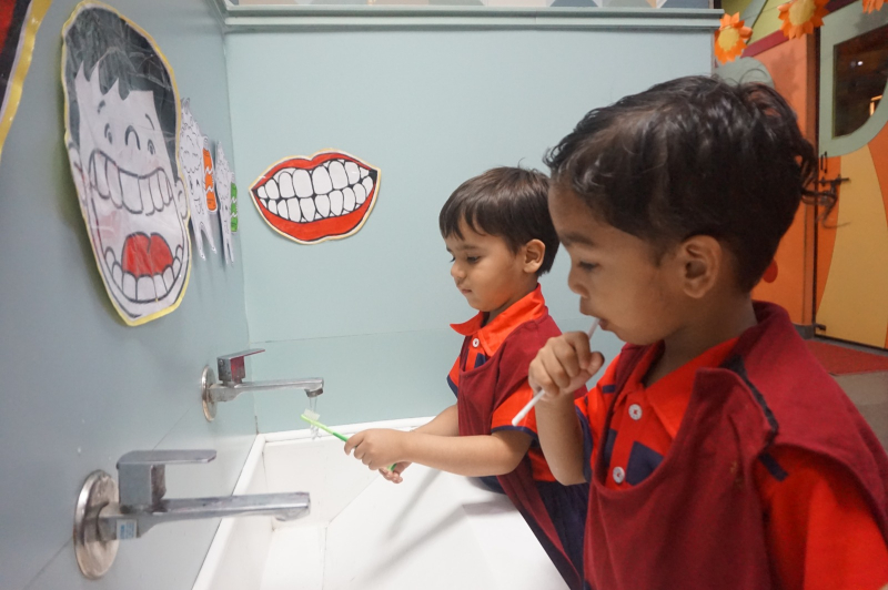 Little Learners, Big Smiles:Brushing Up the Teeth Activity for Balvatika 1
