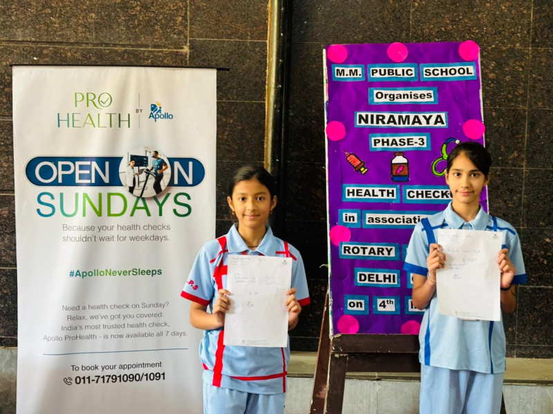 Niramaya Health Drive: Caring for Young Minds and Bodies