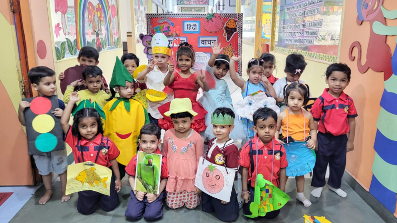 बालवाटिका–1 के नन्हें विद्यार्थियों का काव्यमय उत्सव