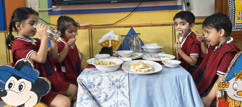 Dining with Grace: Table Etiquette Activity for Balvatika 1 & K.G.