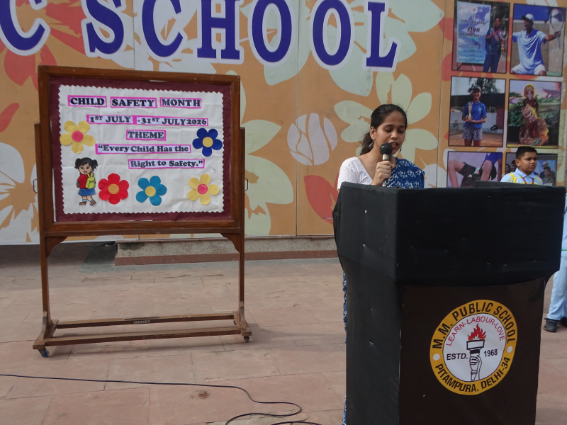 Child Safety Awareness Week – I & II