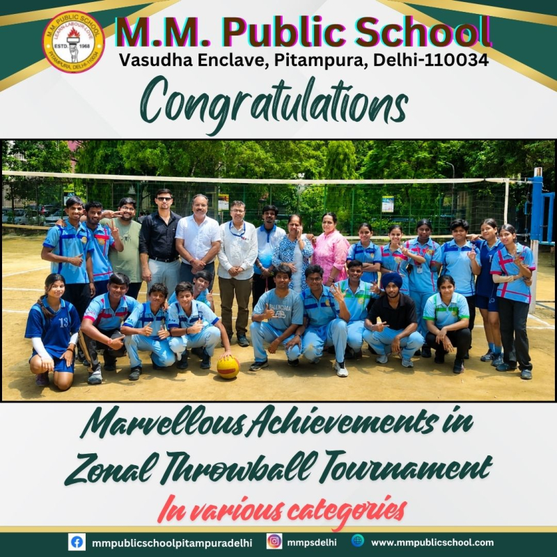 Marvellous Achievements in Throwball Zonal by MMPians