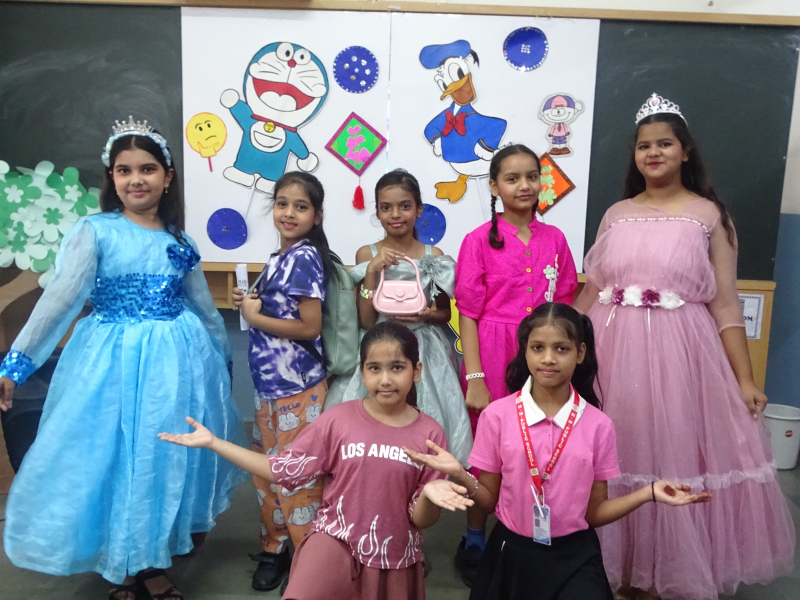 When Cartoons Came Alive: Class Cartoon Character Enactment Activity