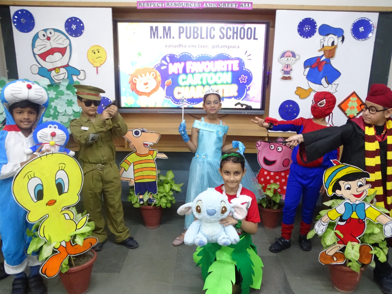 When Cartoons Came Alive: Class Cartoon Character Enactment Activity