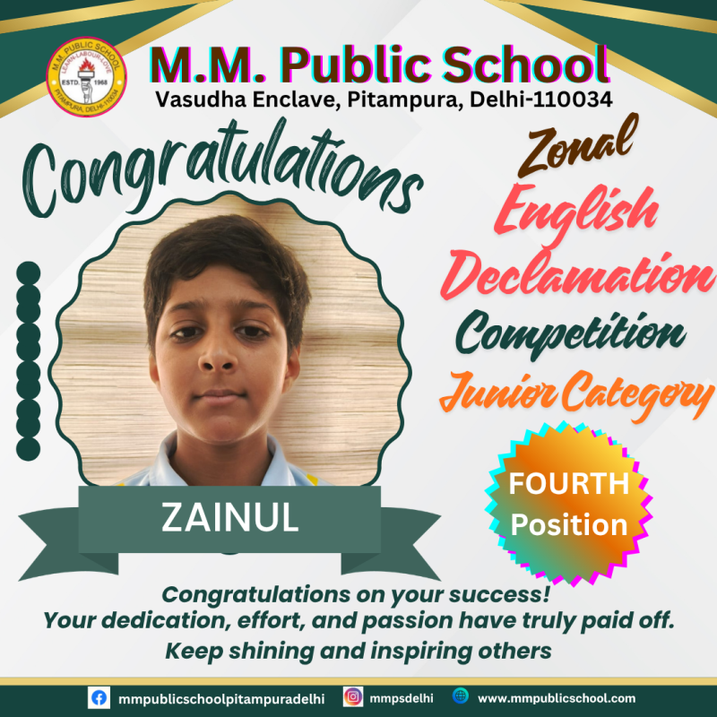 Raising the Bar with Eloquence: MMPS Students Shine