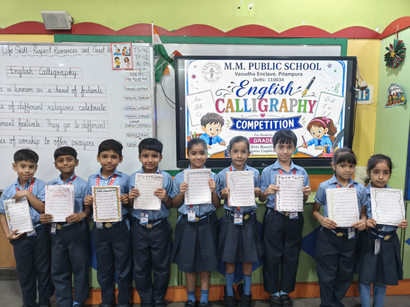 Strokes of Elegance: English Calligraphy Competition