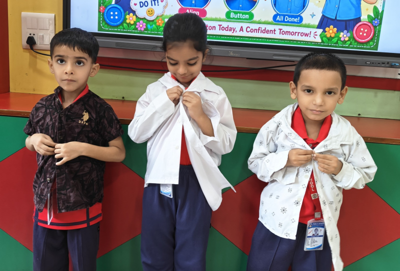 Life Skills Activity – “Button Your Shirt”