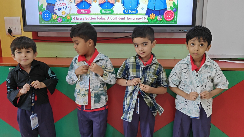 Life Skills Activity – “Button Your Shirt”