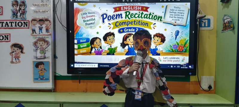 Melodies of Words: English Poem Recitation Competition