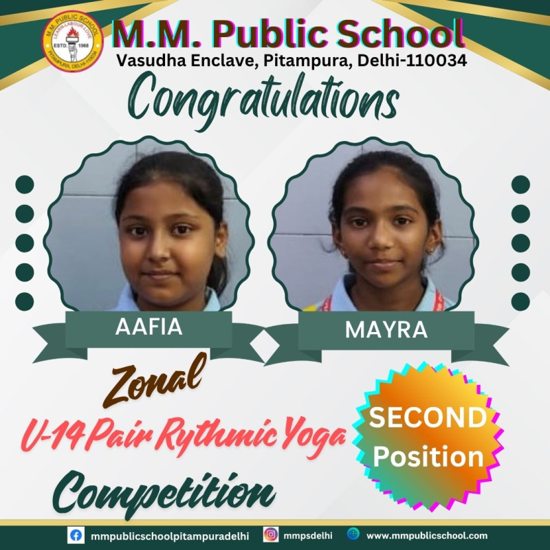Remarkable Achievement in Yoga Zonal Competition