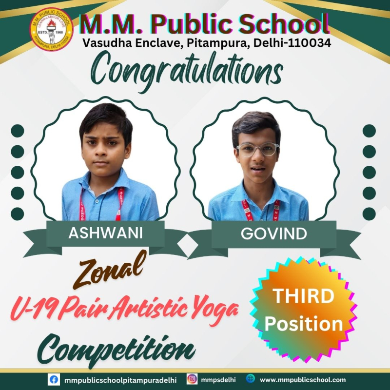 Remarkable Achievement in Yoga Zonal Competition