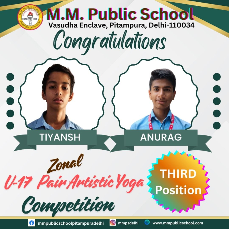 Remarkable Achievement in Yoga Zonal Competition