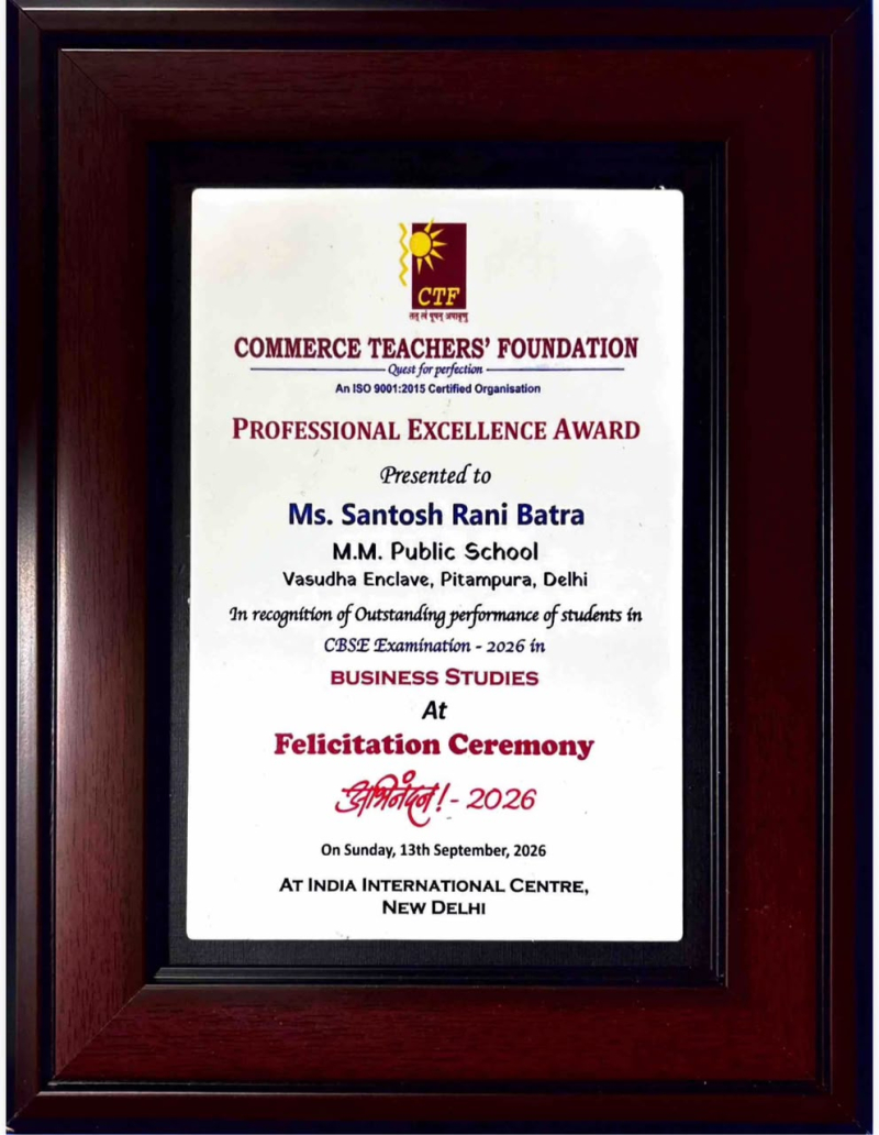 Honouring Excellence in Commerce Education