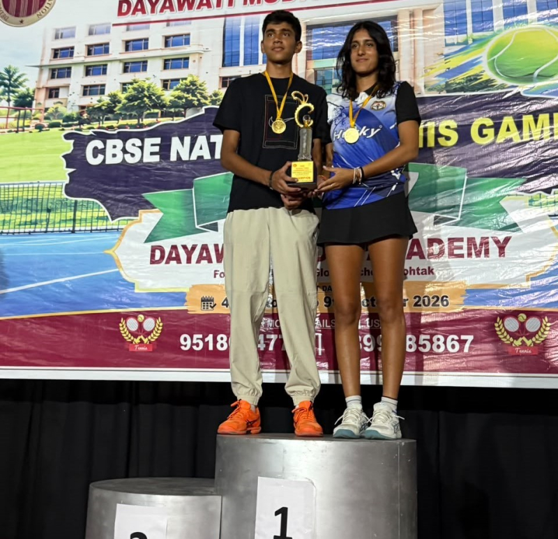 M.M. Public School Shines at CBSE National Tennis Tournament 2026