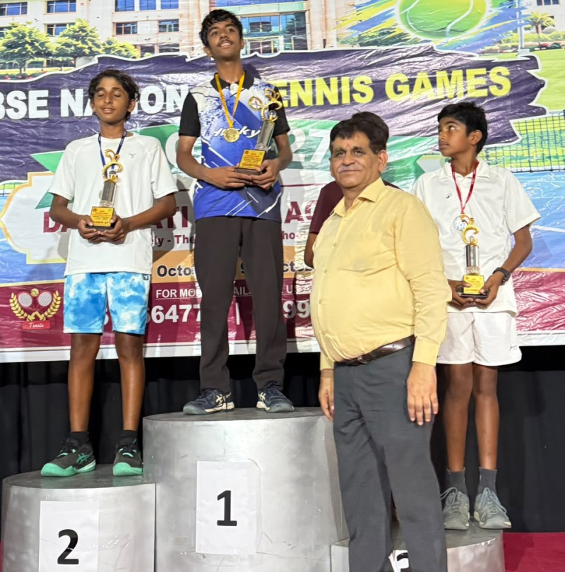 M.M. Public School Shines at CBSE National Tennis Tournament 2026