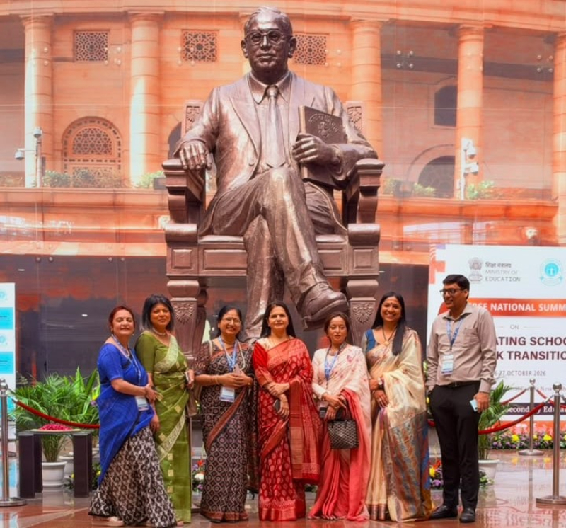Honorable Principal Mrs. Rooma Pathak attended the 4th CBSE National Skill Summit 2026