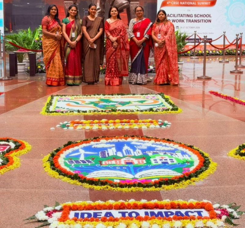 Honorable Principal Mrs. Rooma Pathak attended the 4th CBSE National Skill Summit 2026